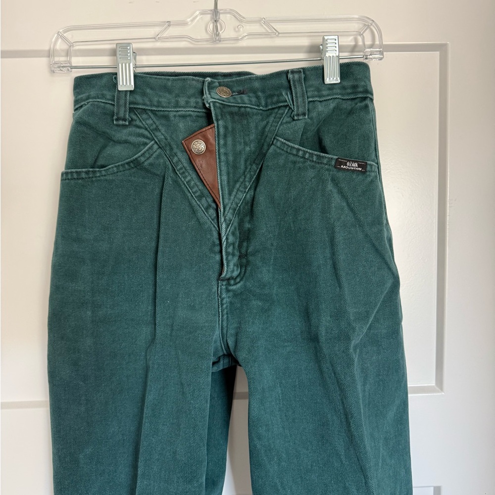 Ozark Mountain vintage Green women’s jeans.